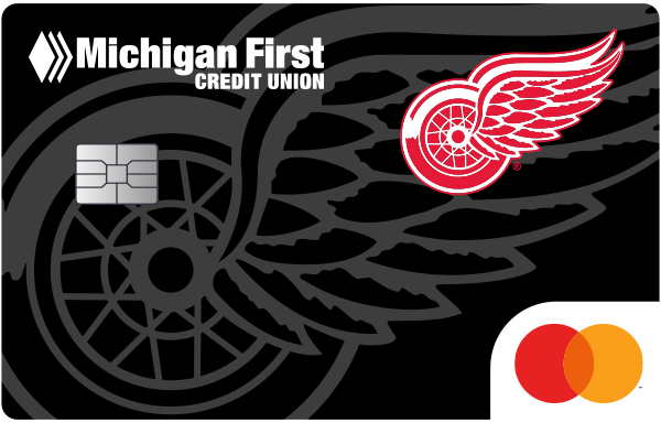 red wings black debit card